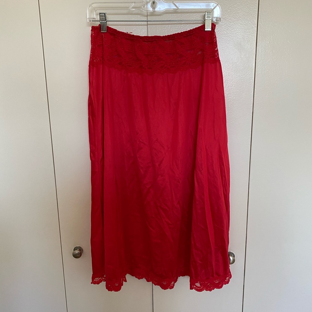 Vintage red skirt